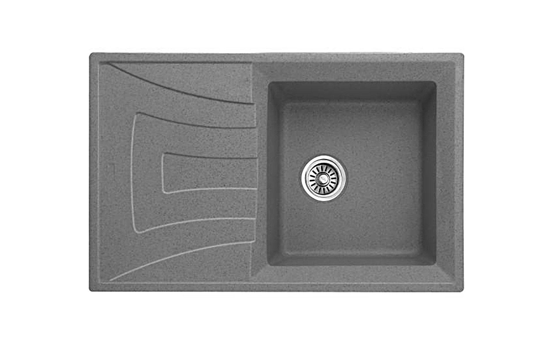 Chiuveta din granit ICGS8104, gri, adancime 18 сm  1